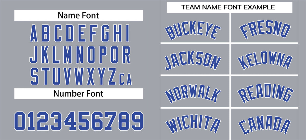 Custom Gray Royal-White Classic Style Authentic Baseball Jersey Limited