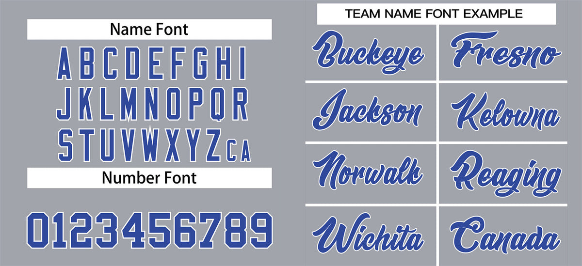 Custom Gray Royal-White Classic Style Authentic Baseball Jersey Limited