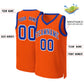 Custom Orange Royal-White Classic Tops Basketball Jersey Limited