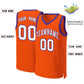 Custom Orange White-Purple Classic Tops Basketball Jersey Limited