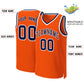 Custom Orange Navy-White Classic Tops Basketball Jersey Limited