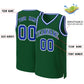 Custom Green Royal-White Classic Tops Basketball Jersey Limited