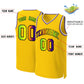 Custom Yellow Purple-Black Classic Gradient Fashion Tops Basketball Jersey Limited