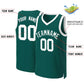 Custom Aqua White Classic Tops Basketball Jersey Limited
