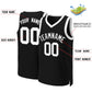 Custom Black White Classic Tops Basketball Jersey Limited