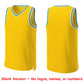 Custom Yellow Purple-Black Classic Gradient Fashion Tops Basketball Jersey Limited