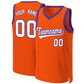 Custom Orange White-Purple Classic Tops Basketball Jersey