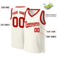Custom Khaki Red Classic Tops Basketball Jersey Limited