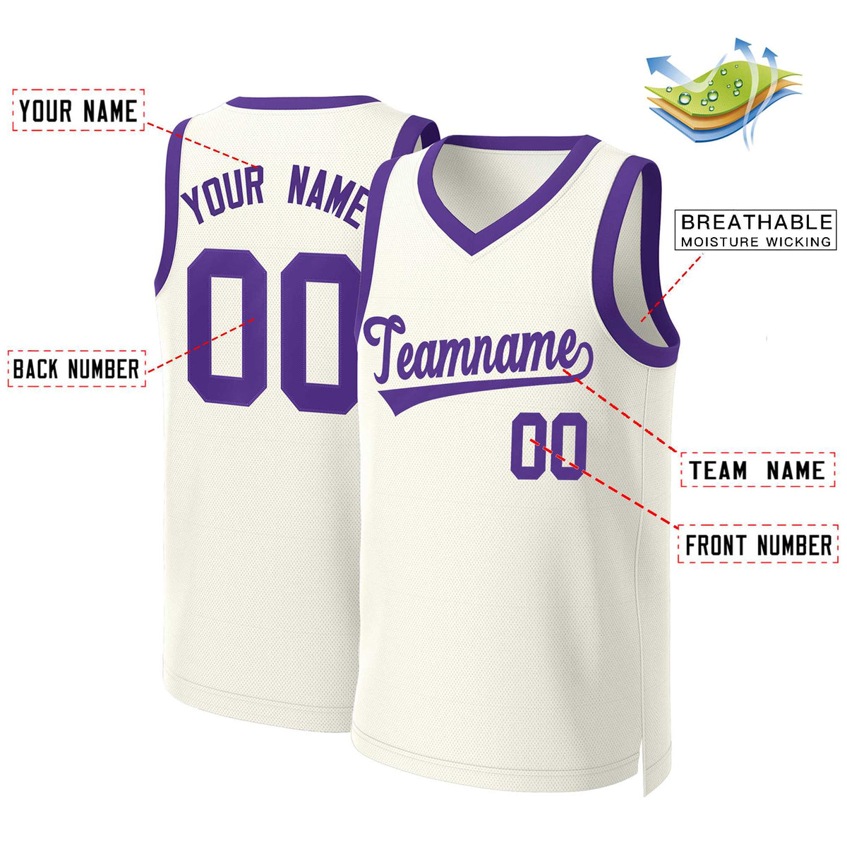 Custom Khaki Purple Classic Tops Basketball Jersey Limited