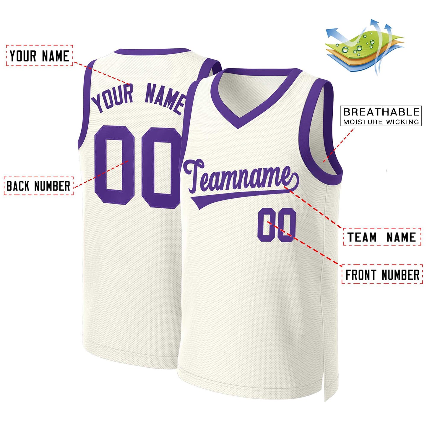 Custom Khaki Purple Classic Tops Basketball Jersey Limited