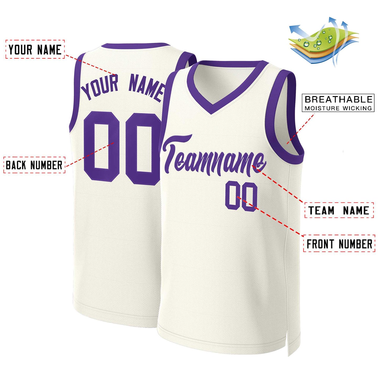 Custom Khaki Purple Classic Tops Basketball Jersey Limited