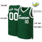 Custom Green White Classic Tops Basketball Jersey Limited