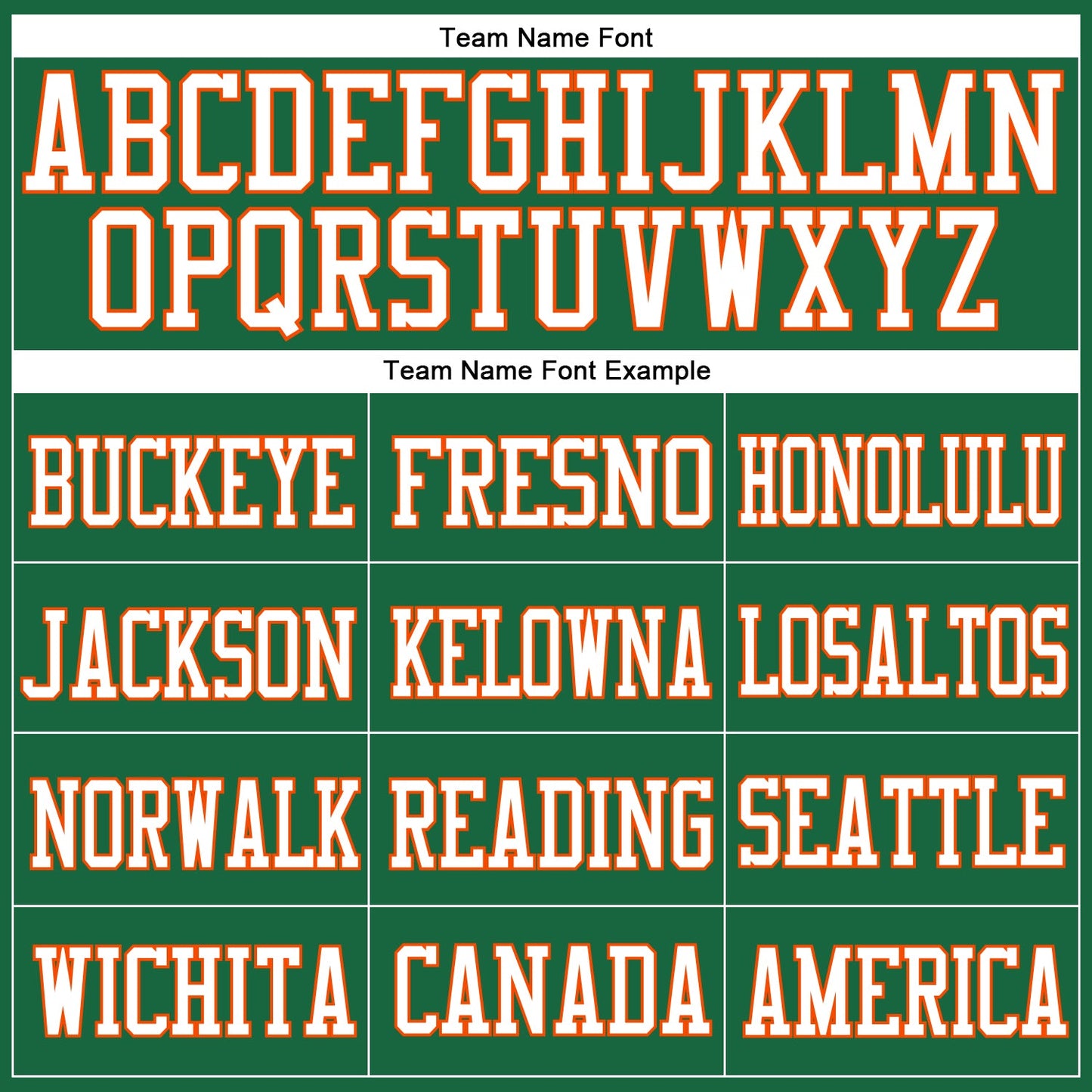 Custom Kelly Green Orange-White Mesh Authentic Football Jersey Limited