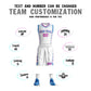Custom White Powder Blue Graffiti Pattern Sets Oblique Bar Basketball Jersey Limited