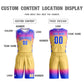 Custom Royal Rose Pink Royal-White Gradient Fashion Sets Basketball Jersey Limited