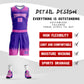 Custom Pink Purple Pink-White Gradient Fashion Sets Basketball Jersey Limited