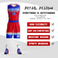Custom Royal White Royal-White Gradient Fashion Sets Basketball Jersey Limited
