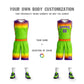 Custom Purple Orange Purple-White Gradient Fashion Sets Basketball Jersey Limited