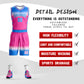 Custom Powder Blue White Powder Blue-White Gradient Fashion Sets Basketball Jersey Limited