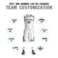 Custom White Black Classic Sets Mesh Basketball Jersey Limited