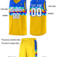 Custom Royal Gold-White Personalized Colorful Basketball Jersey Sets Limited