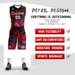 Custom Black White-Black Graffiti Pattern Sets Mesh Basketball Jersey Limited