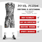 Custom Black White-Black Graffiti Pattern Sets Mesh Basketball Jersey Limited