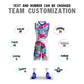 Custom White White-Royal Graffiti Pattern Sets Mesh Basketball Jersey Limited