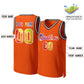 Custom Orange Graffiti-White Graffiti Pattern Tops Mesh Basketball Jersey Limited