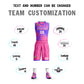 Custom Pink Pink-Purple Gradient Fashion Sets Slash Basketball Jersey Limited