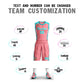 Custom Light Pink Aqua-White Classic Sets Mesh Basketball Jersey Limited