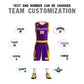 Custom Purple White Classic Sets Mesh Basketball Jersey Limited