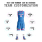 Custom Powder Blue White Classic Sets Mesh Basketball Jersey Limited