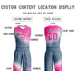 Custom Pink Dark Gray Gradient Fashion Sports Uniform Basketball Jersey Limited