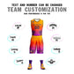 Custom Yellow Orange-Purple Gradient Fashion Coconut Palm Pattern Sports Uniform Basketball Jersey Limited
