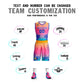 Custom Yellow Pink-Blue Gradient Fashion Coconut Palm Pattern Sports Uniform Basketball Jersey Limited
