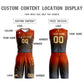 Custom Texas Orange Brown-Dark Gray Gradient Fashion Coconut Palm Pattern Sports Uniform Basketball Jersey Limited