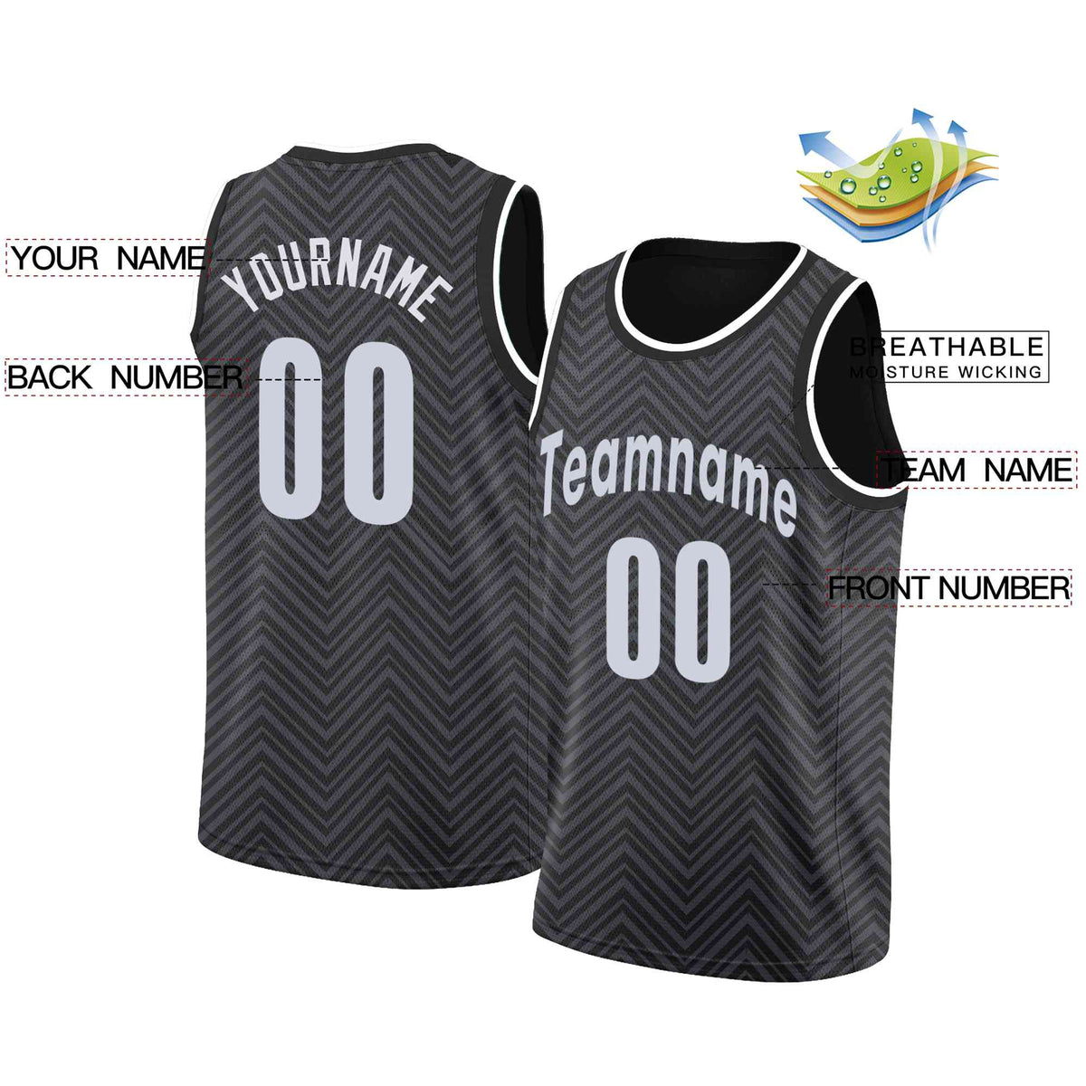 Custom Black White Classic Tops Mesh Sport Basketball Jersey Limited