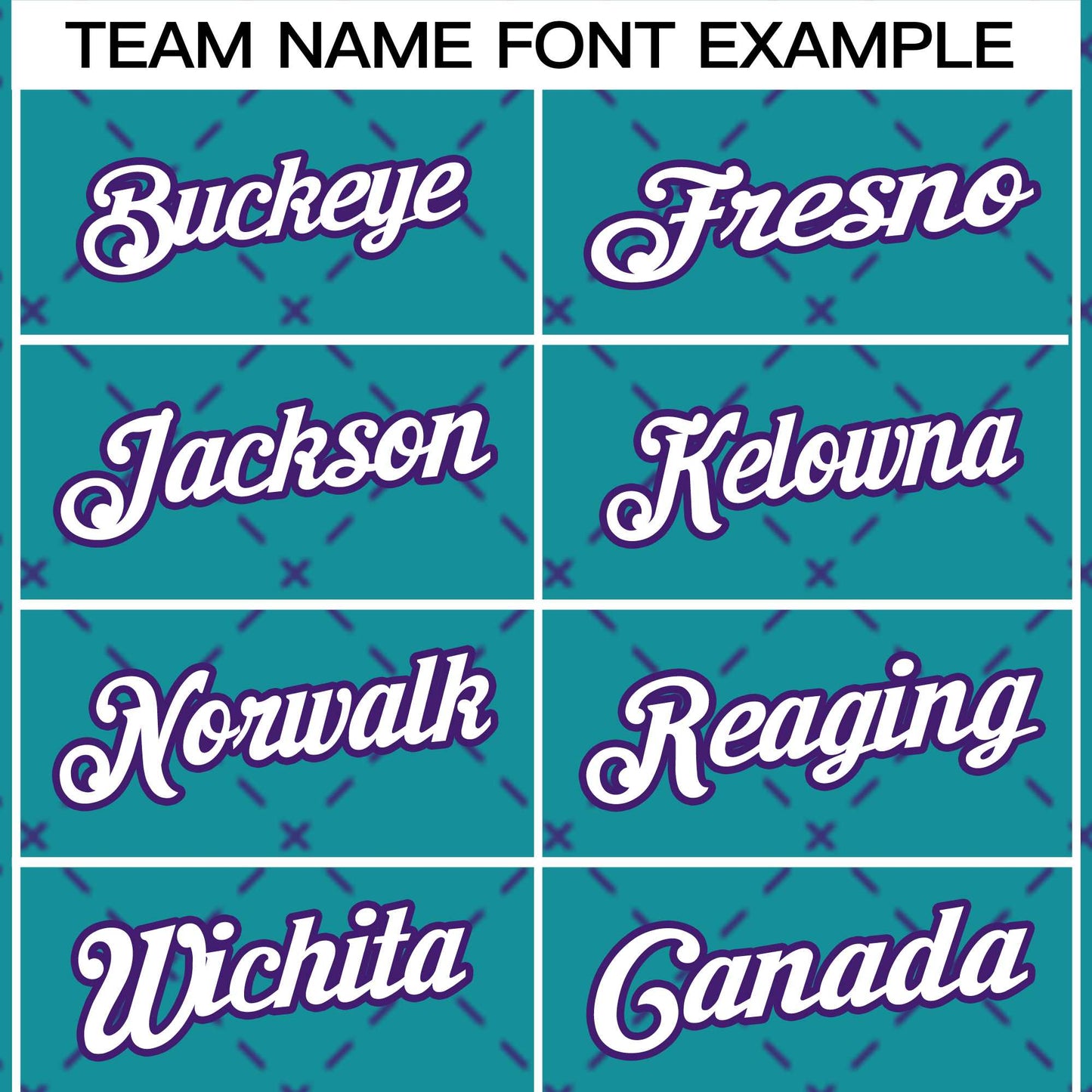 Custom Teal White-Purple Rhombus Authentic Baseball Jersey Limited