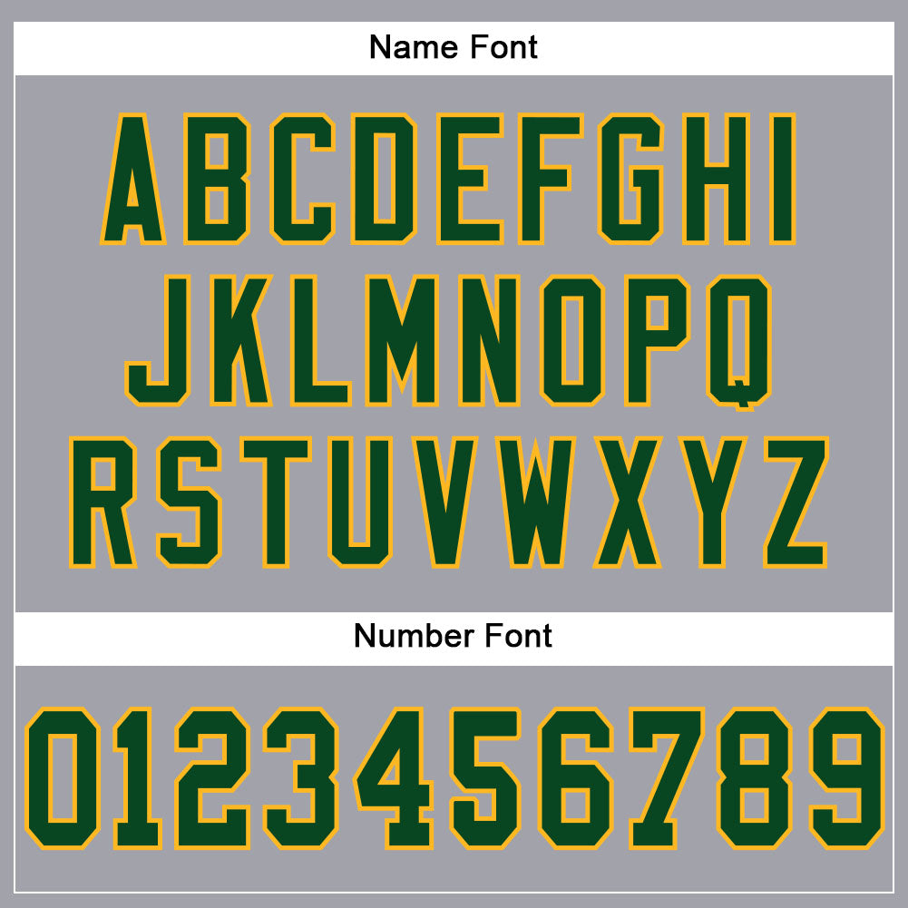 Custom Light Gray Green-Gold Mesh Authentic Football Jersey Limited