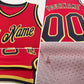 Custom Light Pink Royal-White Authentic Throwback Basketball Jersey Limited