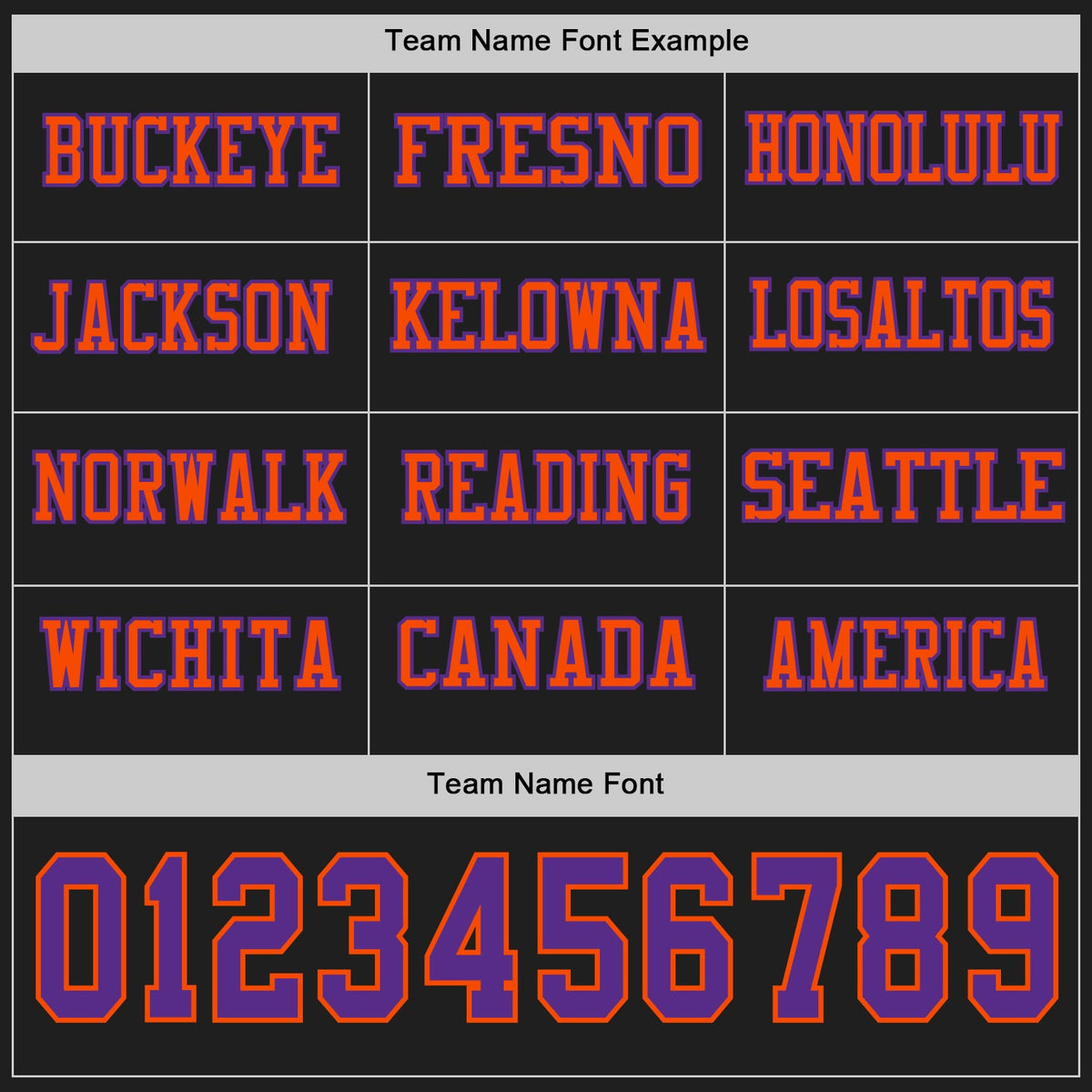 Custom Black Purple-Orange Long Sleeve Authentic Football Jersey Limited