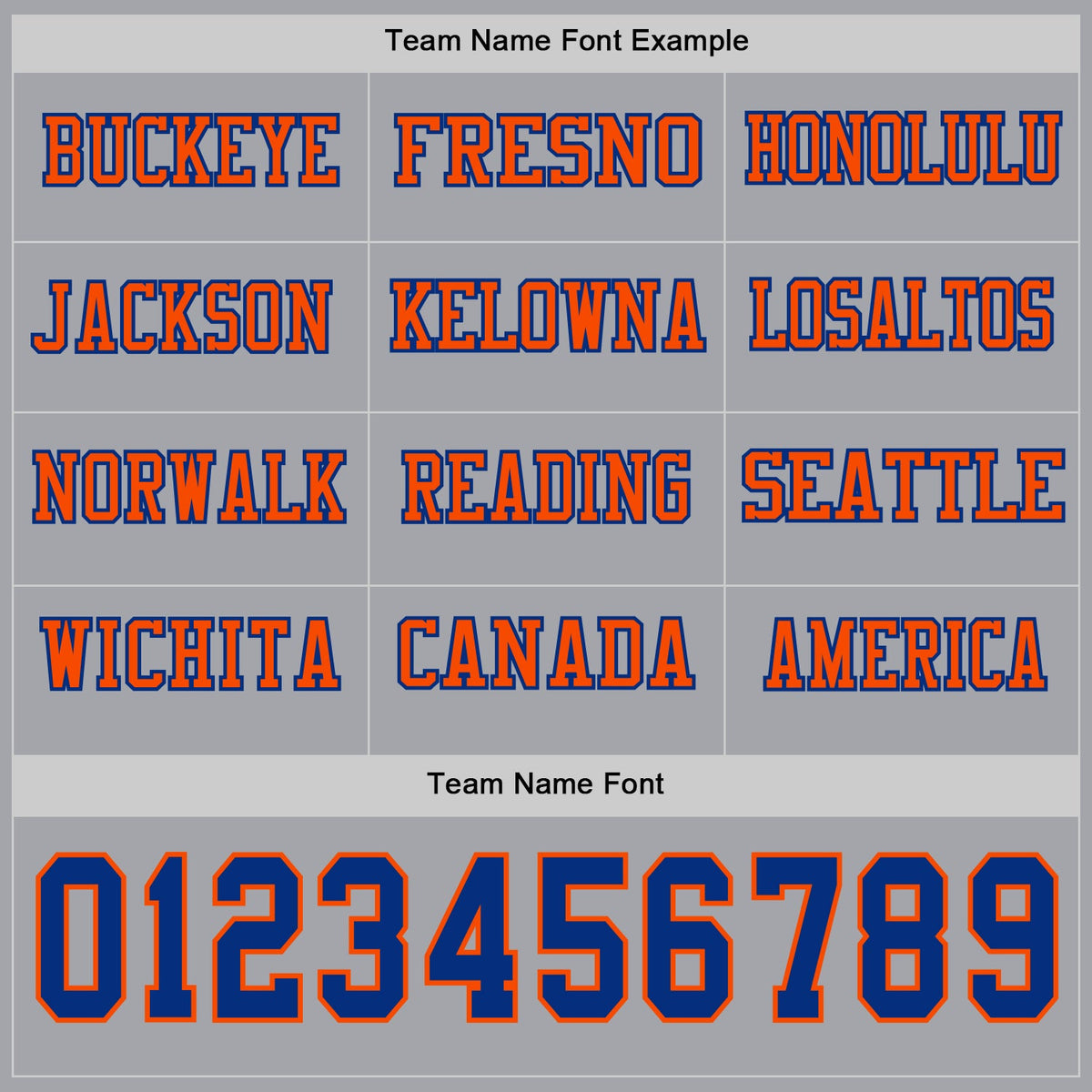 Custom Gray Royal-Orange Long Sleeve Authentic Football Jersey Limited