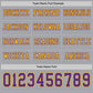 Custom Gray Purple-Gold Long Sleeve Authentic Football Jersey Limited