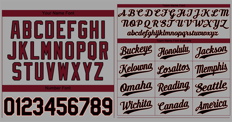 Custom Gray Black-Cream Classic Style Authentic Baseball Jersey Limited