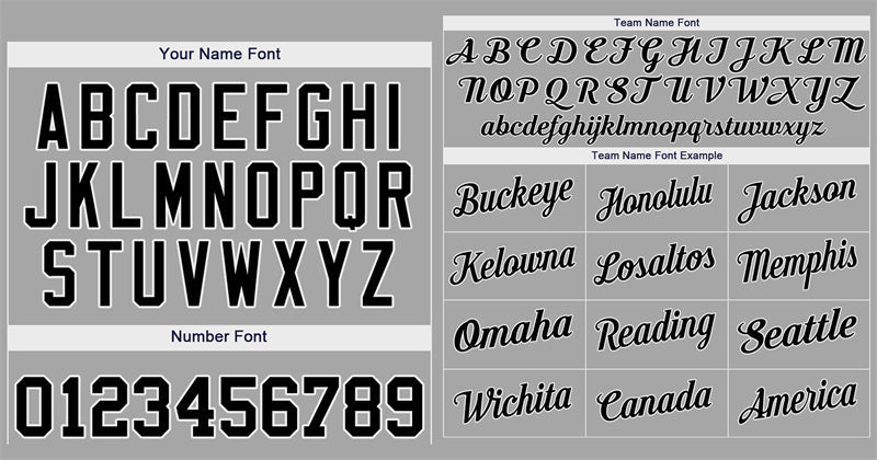 Custom Gray Black-White Classic Style Authentic Baseball Jersey Limited