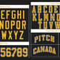 Custom Black Gold-White Classic Style Authentic Baseball Jersey Limited