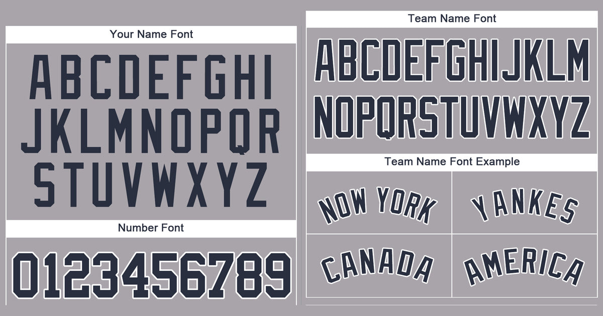 Custom Gray Navy-White Classic Style Authentic Baseball Jersey Limited