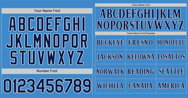 Custom Powder Blue Navy-White Classic Style Authentic Baseball Jersey Limited