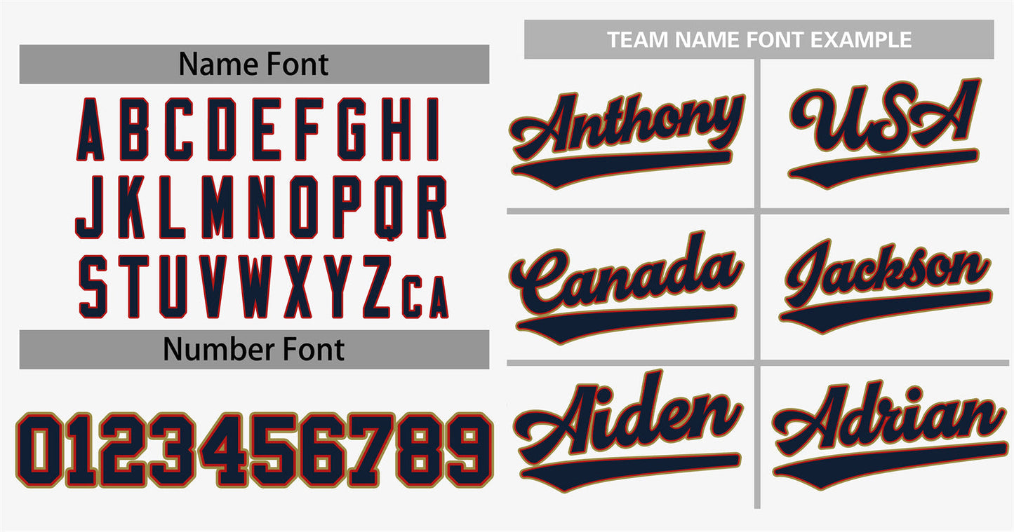 Custom White Navy-Old Gold Classic Style Authentic Baseball Jersey Limited